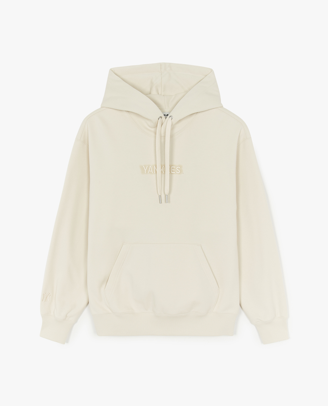 MLB - Áo hoodie unisex tay dài phối mũ Basic Small Logo