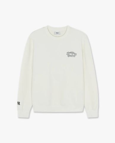  MLB - Áo sweatshirt unisex Basic Small Lettering Logo 