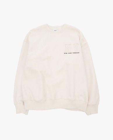  MLB - Áo sweatshirt unisex cổ tròn tay dài 