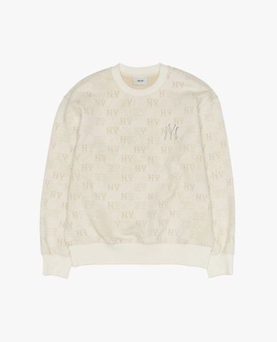  MLB - Áo sweatshirt unisex cổ tròn tay dài New York Yankees 