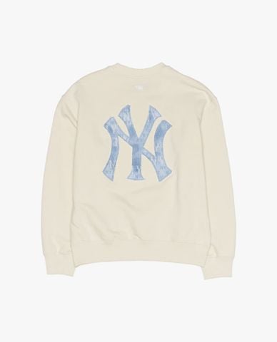  MLB - Áo sweatshirt unisex cổ tròn tay dài Big Logo 