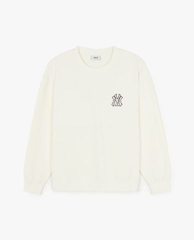  MLB - Áo sweatshirt unisex cổ tròn tay dài New Year Horse 