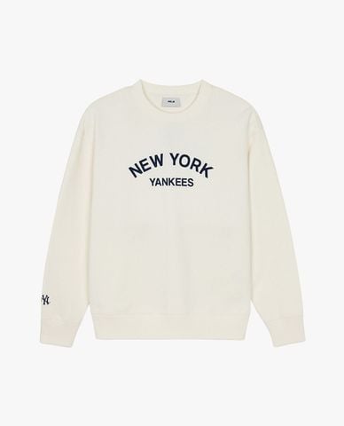  MLB - Áo sweatshirt unisex cổ tròn tay dài Varsity 
