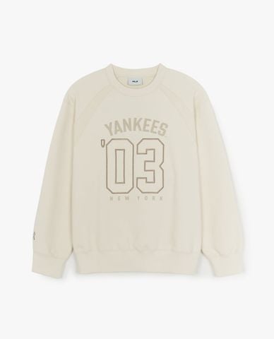  MLB - Áo sweatshirt unisex cổ tròn Varsity Sportive 