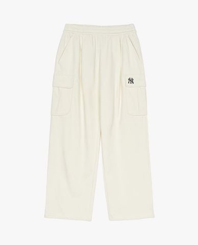  MLB - Quần dài unisex ống rộng Basic Small Logo Cargo 