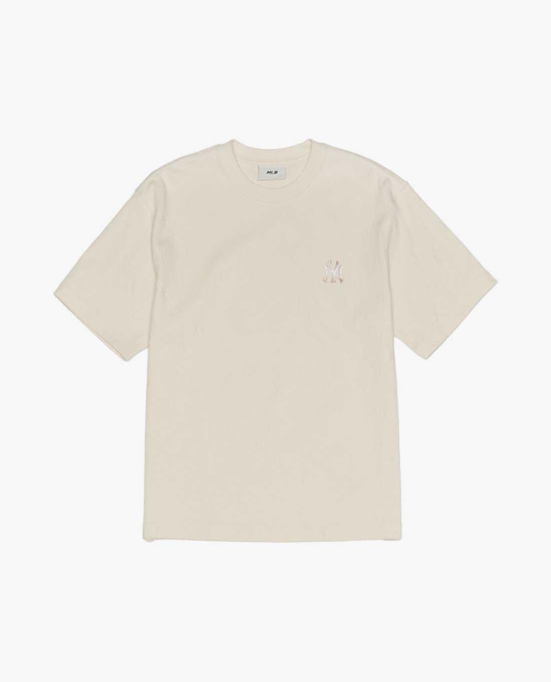 MLB - Áo thun unisex cổ tròn tay ngắn phối logo