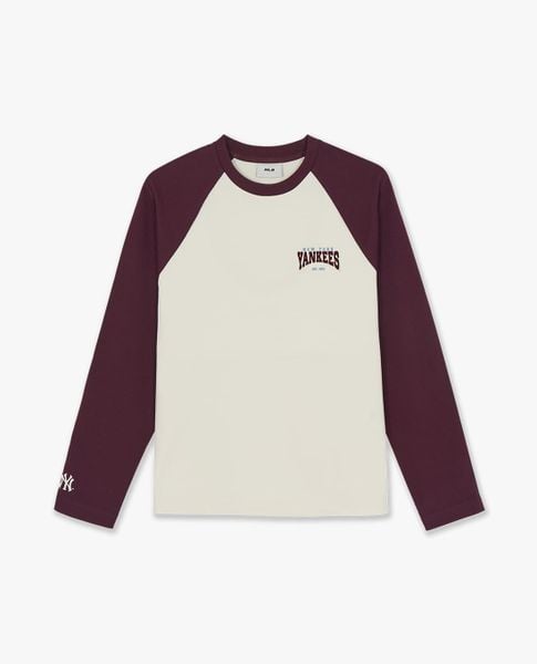  MLB - Áo thun unisex tay dài Sporty Small Graphic 