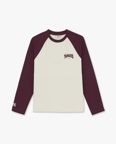  MLB - Áo thun unisex tay dài Sporty Small Graphic 