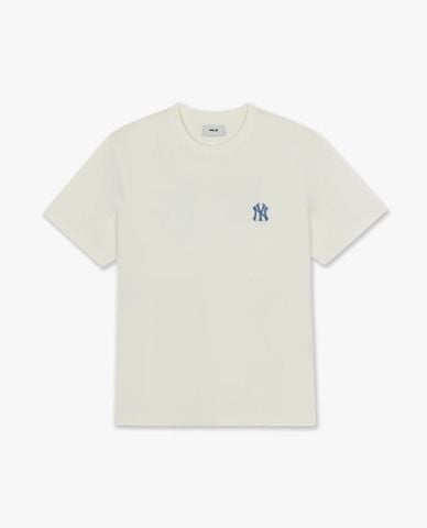  MLB - Áo thun unisex cổ tròn tay ngắn Vintage 