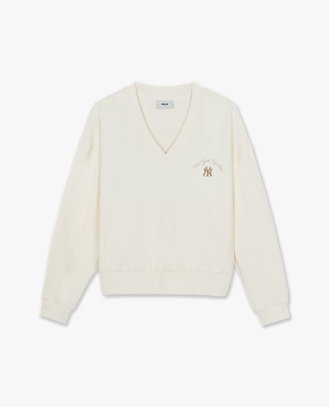 MLB - Áo sweatshirt nữ cổ V tay dài Basic