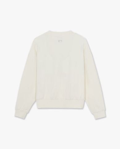  MLB - Áo sweatshirt nữ cổ V tay dài Basic 