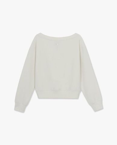  MLB - Áo sweatshirt nữ cổ thuyền tay dài Varsity Series 