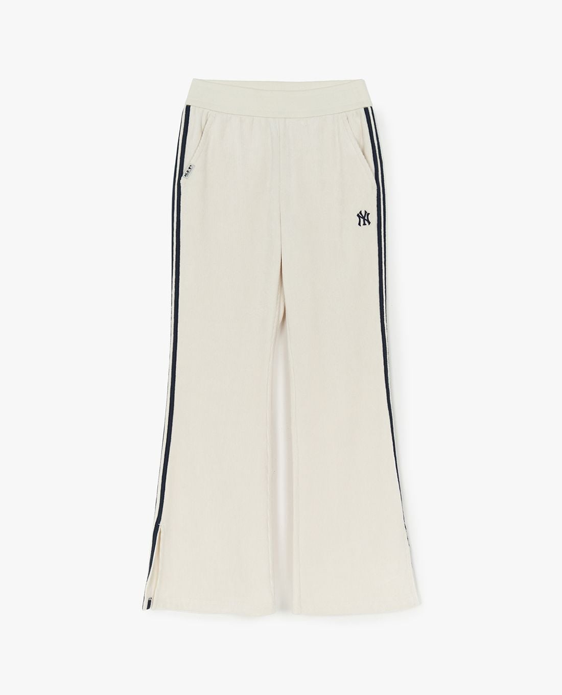 MLB - Quần nữ ống loe lưng thun Basic Small Logo