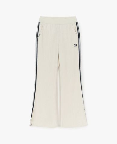  MLB - Quần nữ ống loe lưng thun Basic Small Logo 
