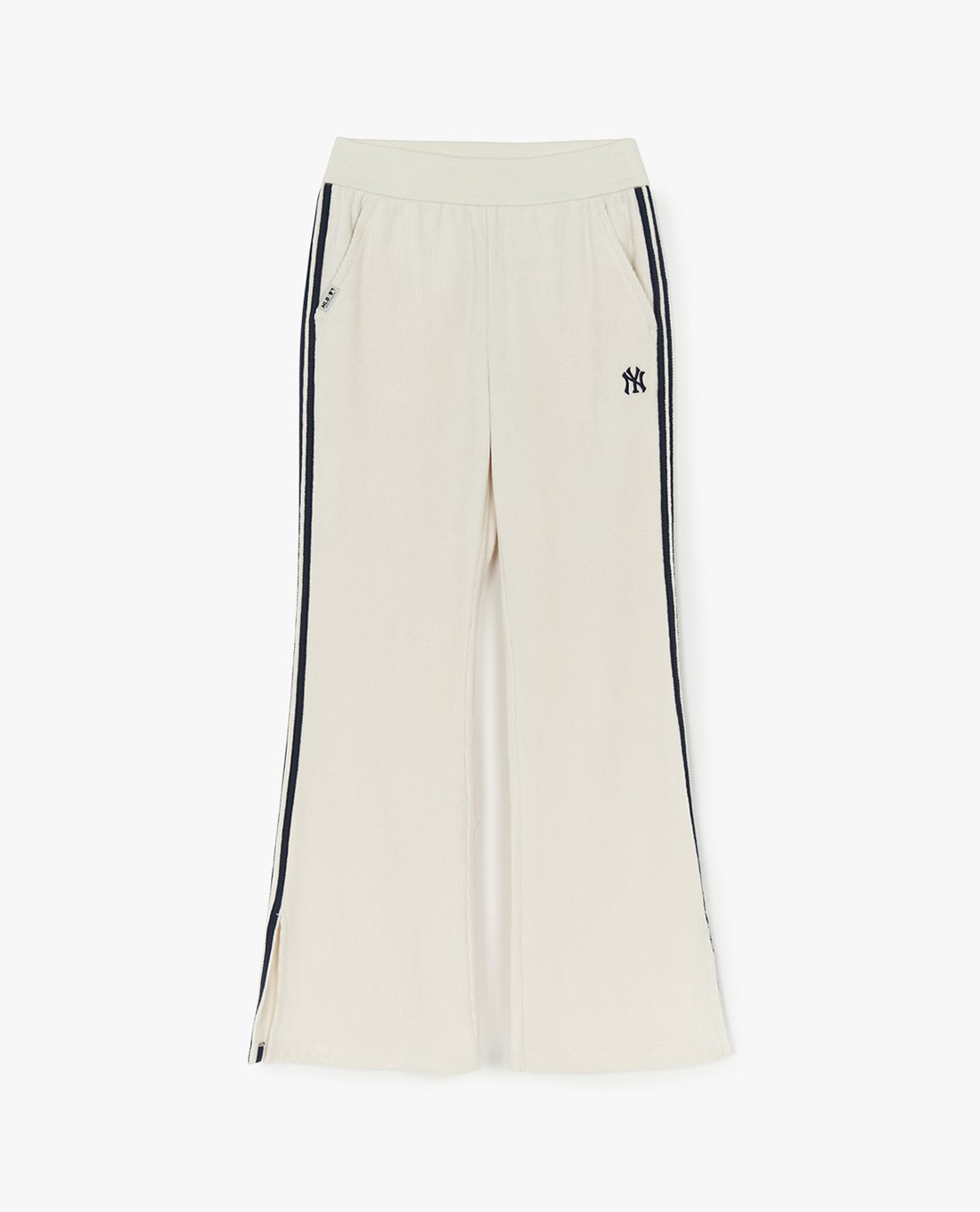 MLB - Quần nữ ống loe lưng thun Basic Small Logo