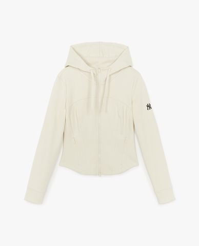  MLB - Áo khoác phối mũ nữ Basic Slim Fit 