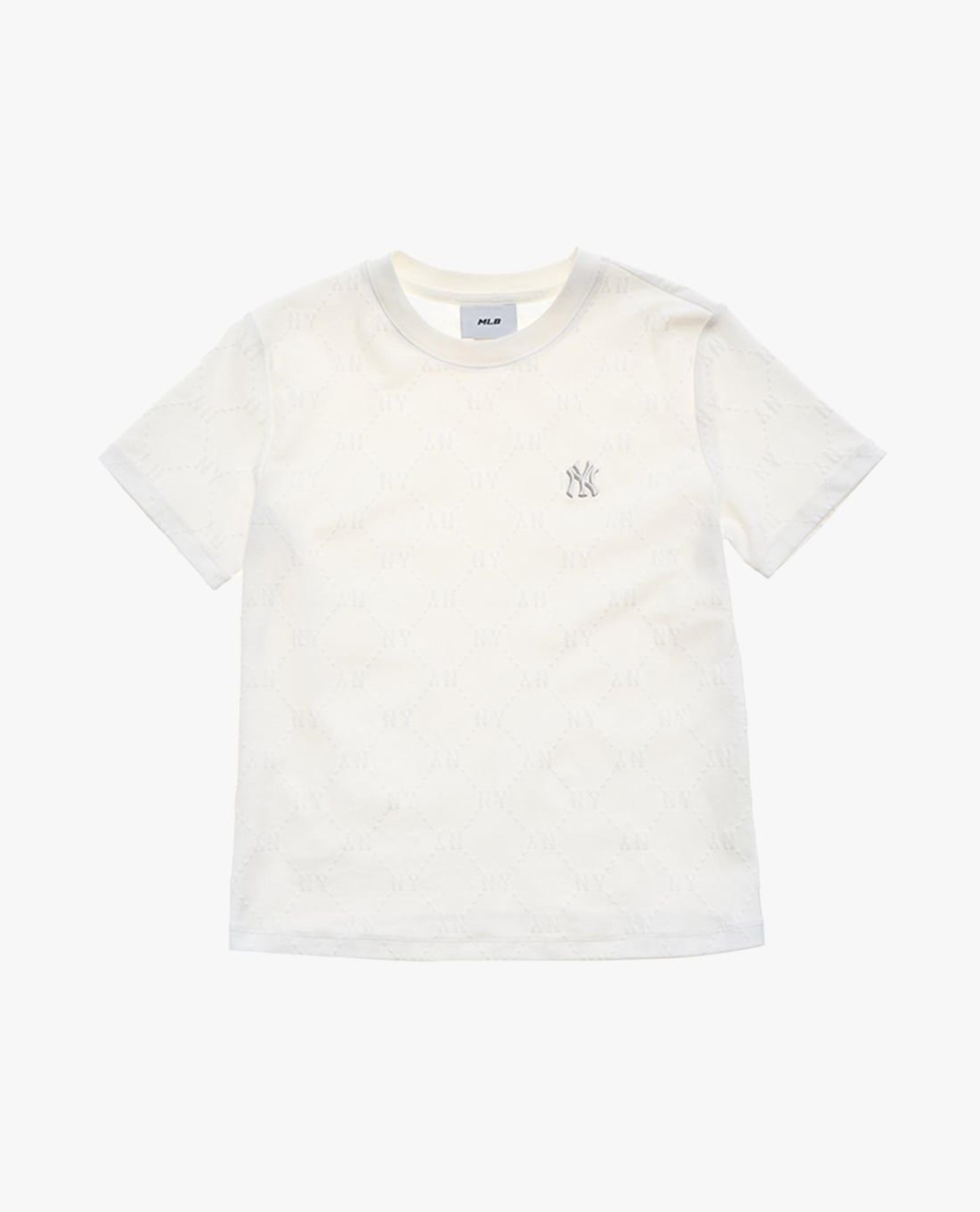MLB - Áo thun nữ cổ tròn tay ngắn Dia Monogram