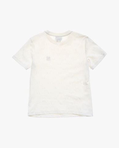  MLB - Áo thun nữ cổ tròn tay ngắn Dia Monogram 