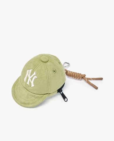  MLB - Móc khóa túi xách Basic Suede Ball Cap 