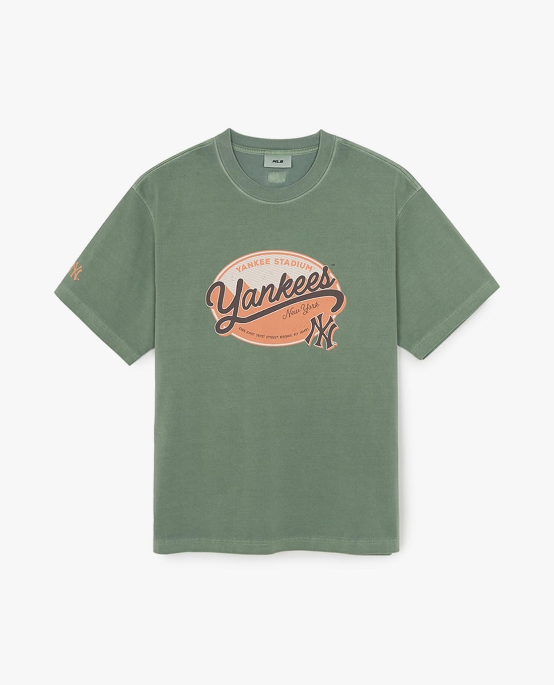 MLB - Áo thun unisex cổ tròn tay ngắn Vintage