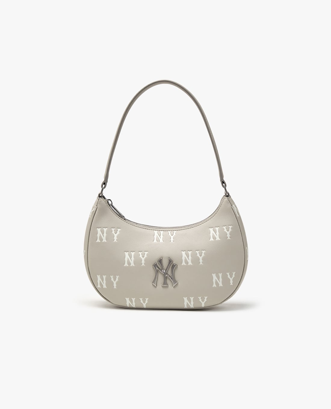 MLB - Túi đeo vai nữ hình bán nguyệt Classic Monogram