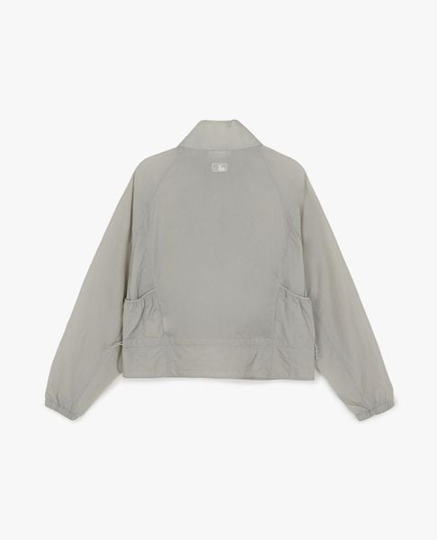  MLB - Áo khoác gió nữ cổ trụ phối dây rút Sportive 