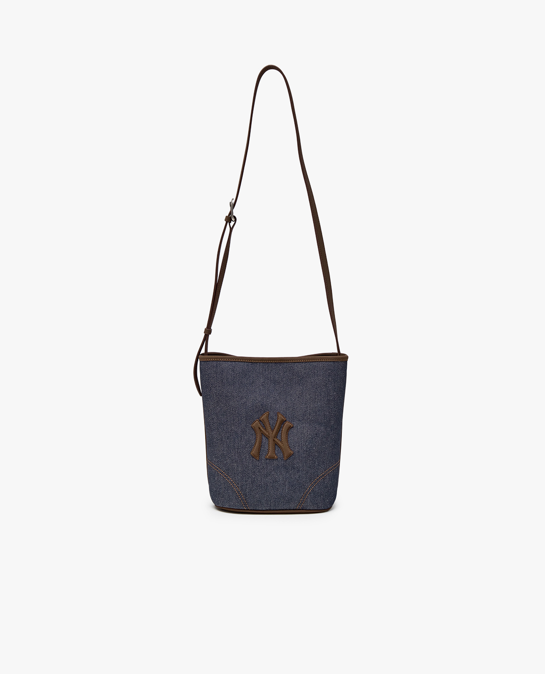 MLB - Túi đeo vai nữ hình thang Denim Coloring