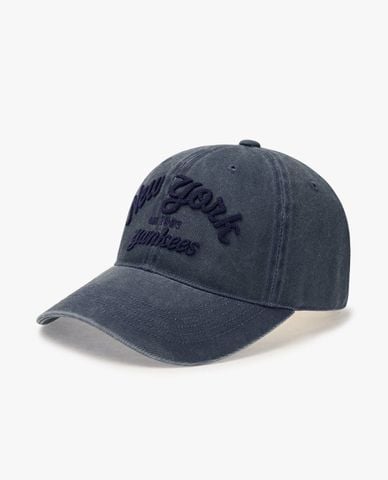  MLB - Nón bóng chày unisex Denim Varsity Cursive 