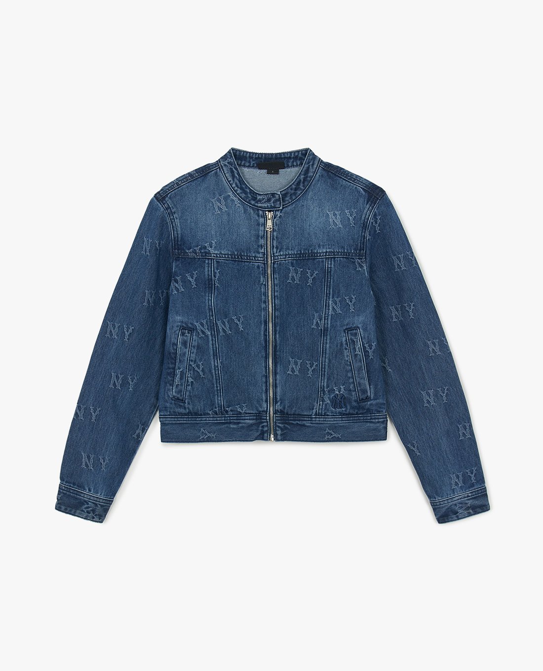 MLB - Áo khoác denim nữ Classic Random Monogram