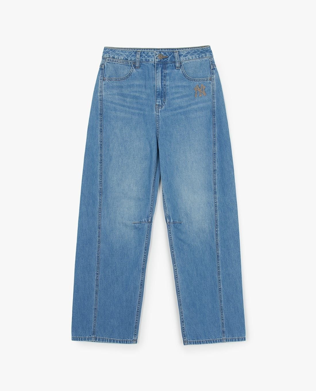 MLB - Quần jeans nữ ống rộng Vastity Vintage