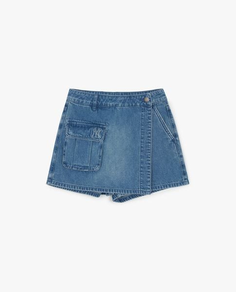  MLB - Quần short giả váy nữ Basic Small Logo 