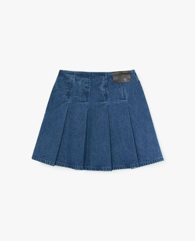 MLB - Chân váy denim mini Basic Small Logo 