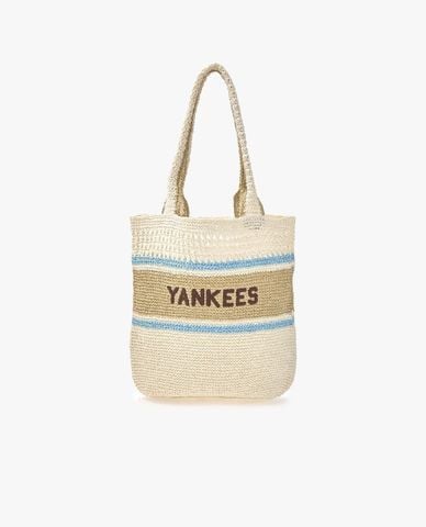  MLB - Túi tote unisex dệt kim phom chữ nhật Summer 