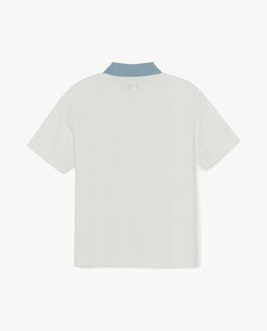  MLB - Áo polo unisex cổ bẻ tay ngắn Basic Small Letter 