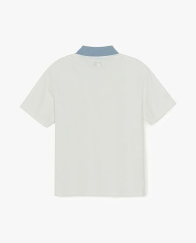  MLB - Áo polo unisex cổ bẻ tay ngắn Basic Small Letter 