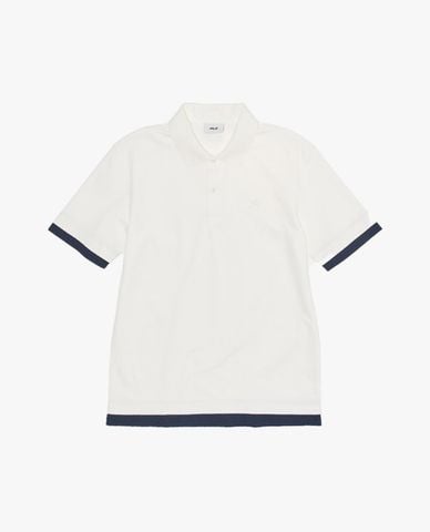  MLB - Áo polo unisex cổ bẻ tay ngắn Basic Layered 