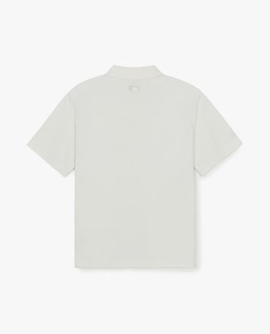  MLB - Áo polo unisex cổ bẻ tay ngắn Varsity Small Cursive 