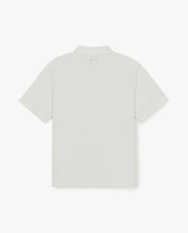  MLB - Áo polo unisex cổ bẻ tay ngắn Varsity Small Cursive 