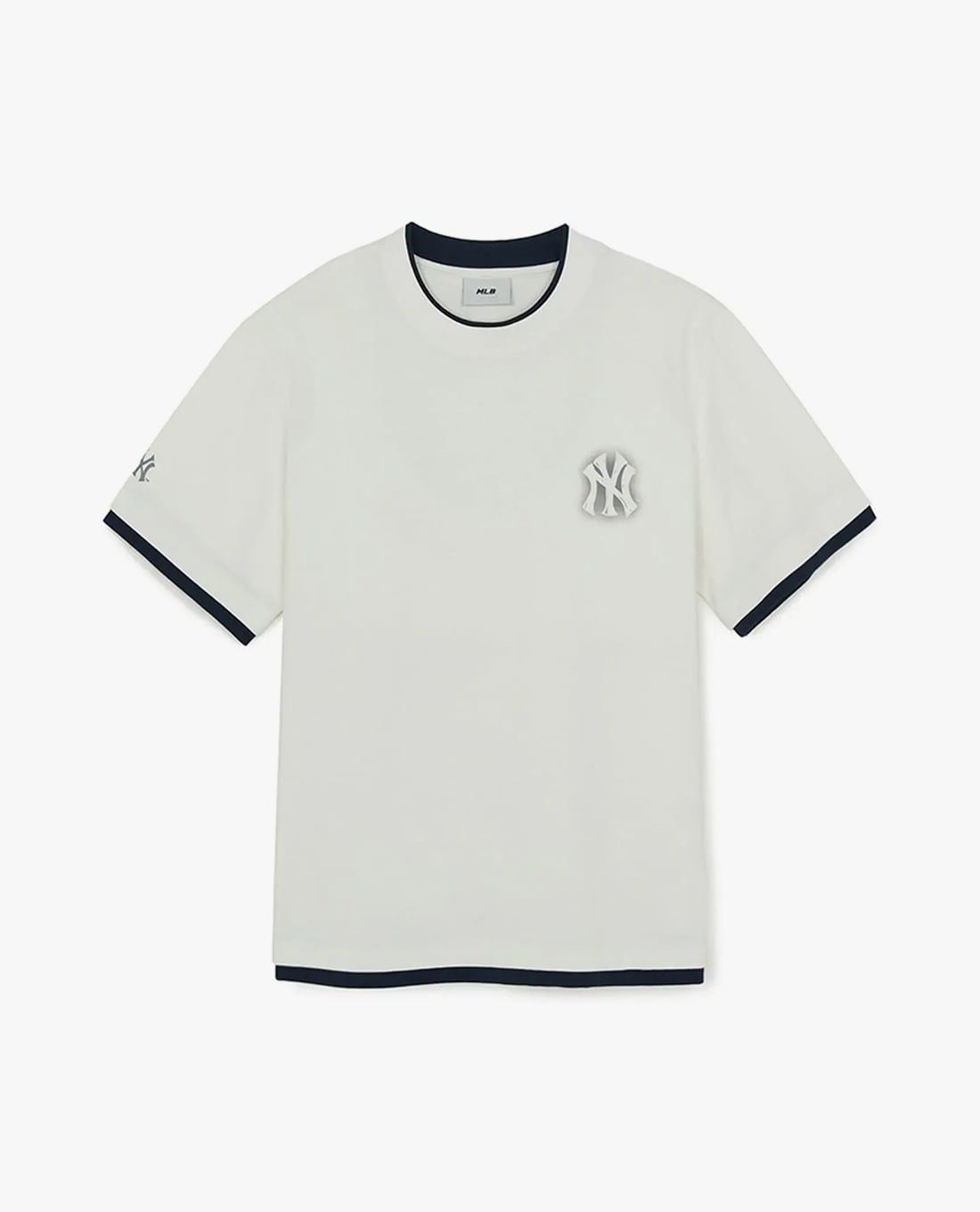 MLB - Áo thun unisex tay ngắn Basic Colorful Street Logo Layered