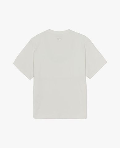  MLB - Áo thun unisex tay ngắn Lettering Logo Point Semi 