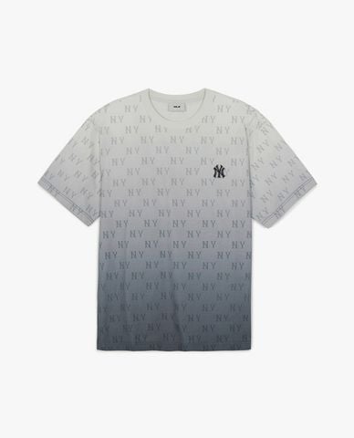  MLB - Áo thun unisex cổ tròn tay ngắn Monogram 
