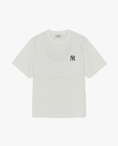  MLB - Áo thun unisex tay ngắn Sportive Cursive Back Lettering 