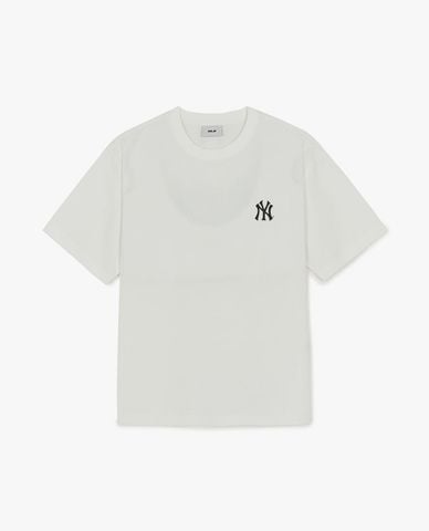  MLB - Áo thun unisex tay ngắn Sportive Cursive Back Lettering 