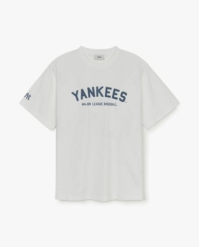  MLB - Áo thun unisex Varsity Big Logo Overfit 