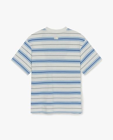  MLB - Áo thun unisex Varsity Stripe Overfit 