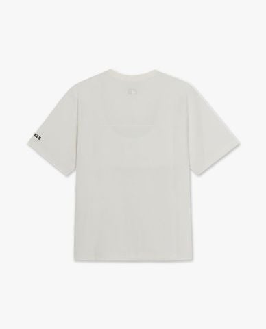  MLB - Áo thun unisex tay ngắn Sportive Mesh Lettergraphic 