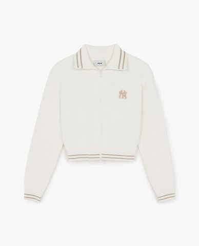  MLB - Áo khoác cardigan nữ cổ bẻ Classic Monogram 