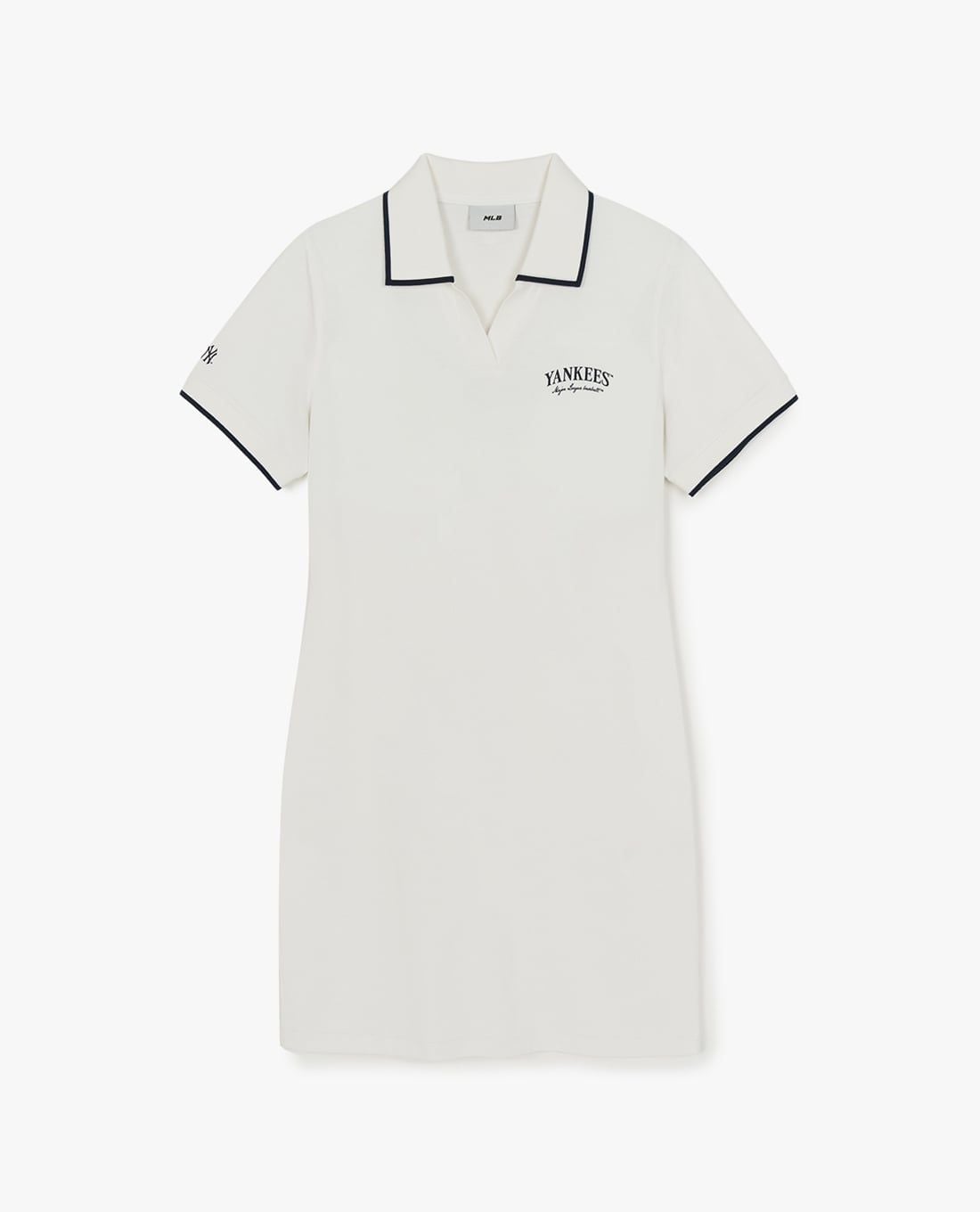 MLB - Đầm polo mini tay ngắn Basic Lettering