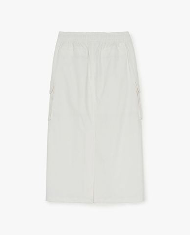  MLB - Chân váy phom suông midi Basic Goffcore Nylon Cargo 