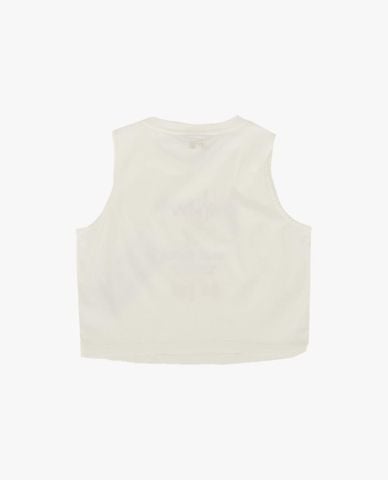  MLB - Áo ba lỗ nữ cổ tròn phom croptop Street Logo 